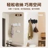 Solid wood entrance door coat hook, foyer piano key hanging rack without drilling, wall hanging creative coat and hat rack hook Specification image